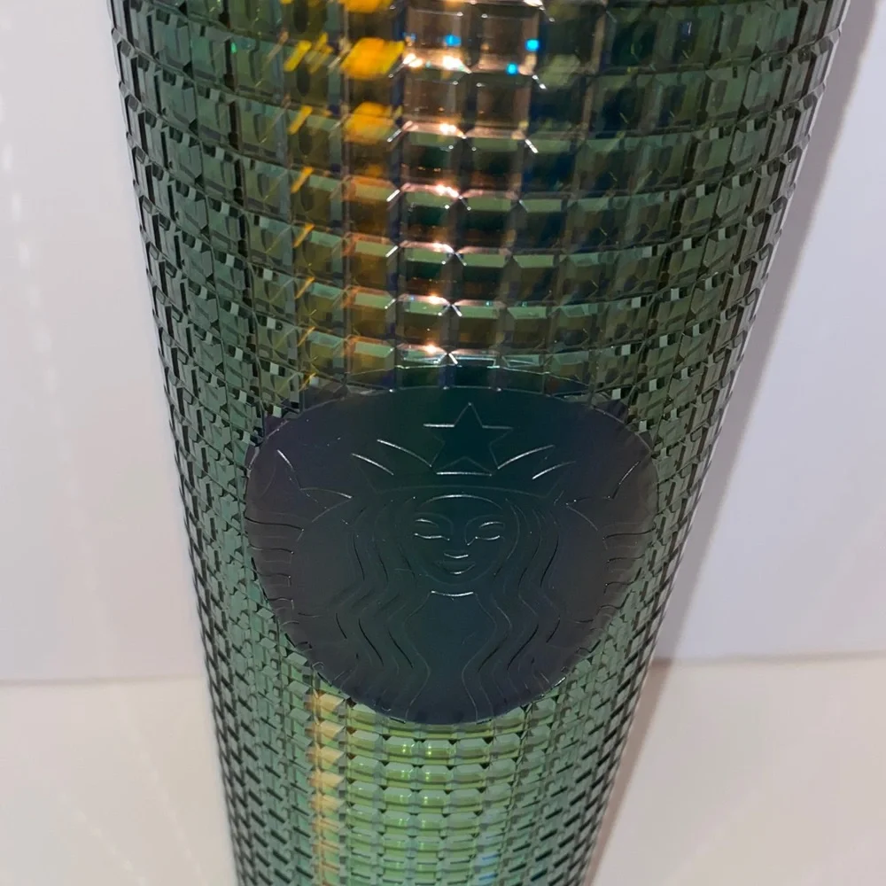 Starbucks Limited Edition 24oz Iridescent Studded Black-Gold Unicorn Tumbler